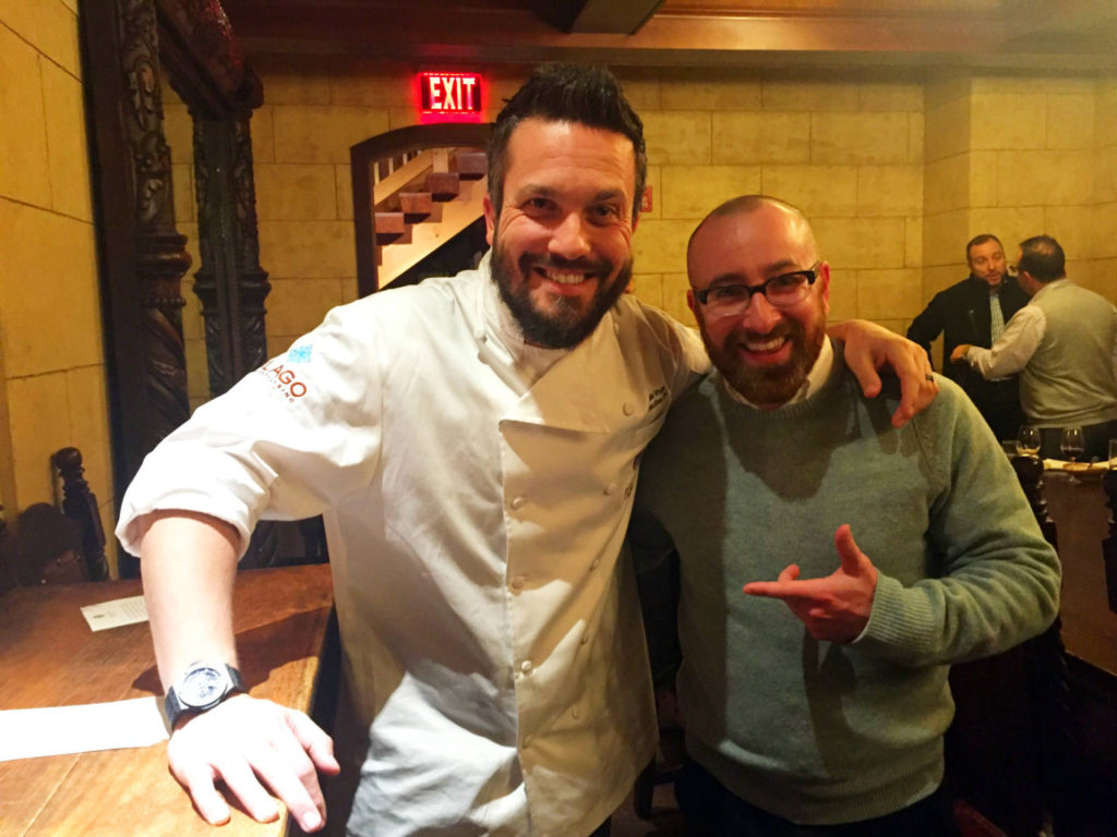 Chris Clemens and Fabio Viviani in Canandaigua, New York