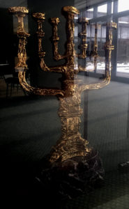 Menorah by Salvador Dali at Temple B'rith Kodesh in Rochester, New York
