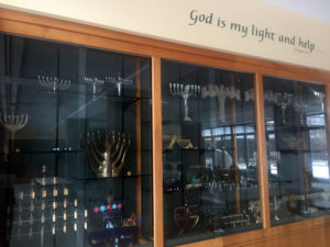 Menorah Collection at Temple B'rith Kodesh in Brighton, New York