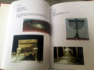 Lewis Menorah Collection Book at Temple B'rith Kodesh in Brighton, New York