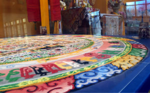 Sand Mandala in Namgyal Monastery in Ithaca, New York