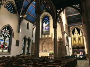 Nave and Transept at St. Paul's Episcopal Cathedral in Buffalo, New York