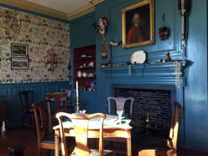 Inside the Johnson Hall State Historic Site in Johnstown, New York