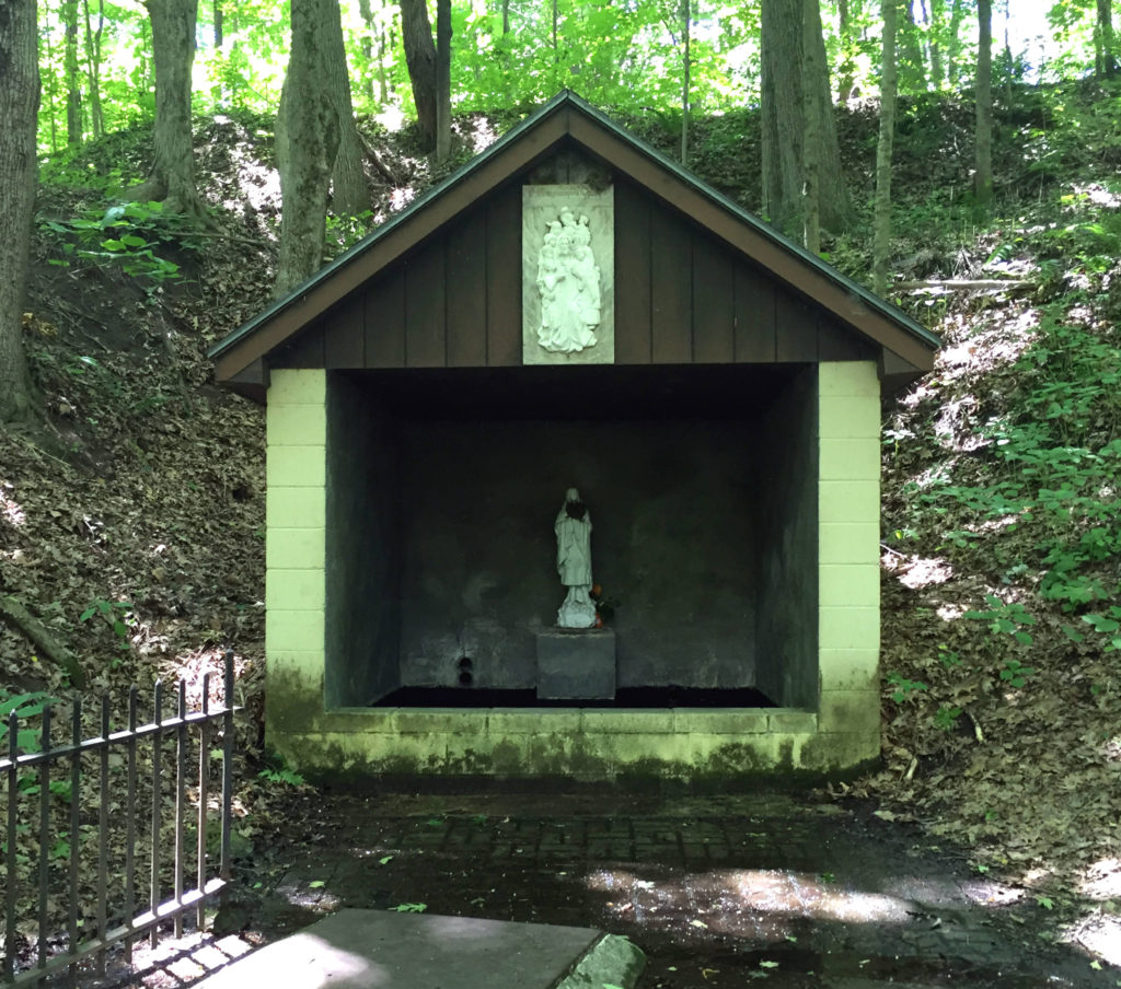 Baptism Spring at Shrine to Kateri Tekakwitha in Fonda, New York