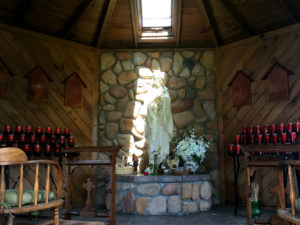 Candle Shrine to Blessed Kateri Tekakwitha in Fonda, New York