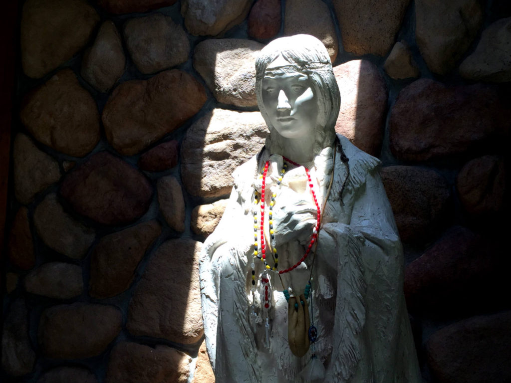 Kateri Tekakwitha Statue in Fonda, New York