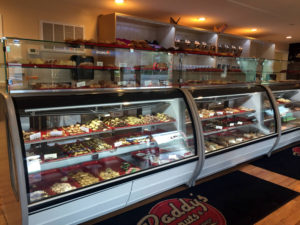 Bakery Display in Daddy's Donuts in Middletown, New York