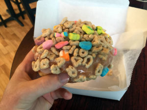 Lucky Charms Doughnut at Daddy's Donuts in Middletown, New York
