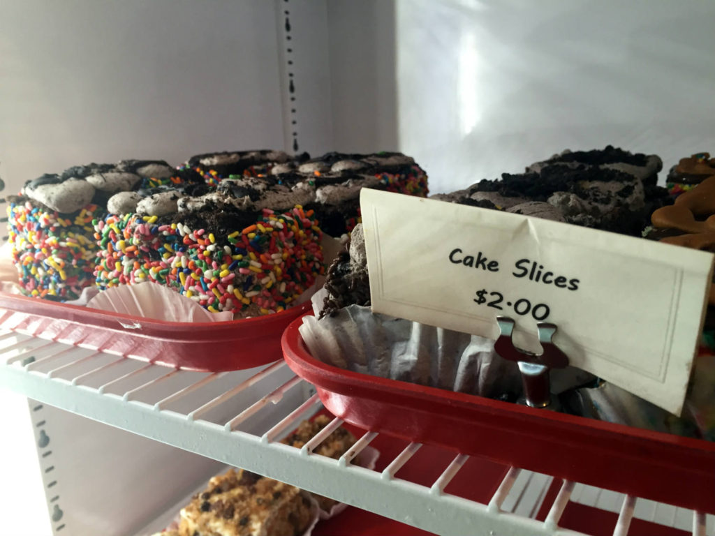Cake Slices at Daddy's Donuts in Middletown, New York