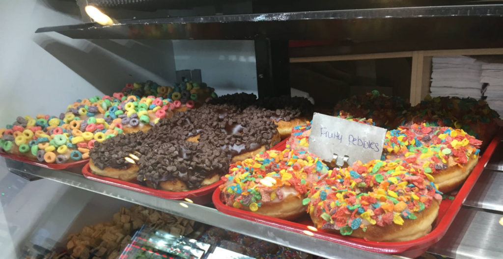 Breakfast Cereal Doughnuts at Daddy's Donuts in Middletown, New York