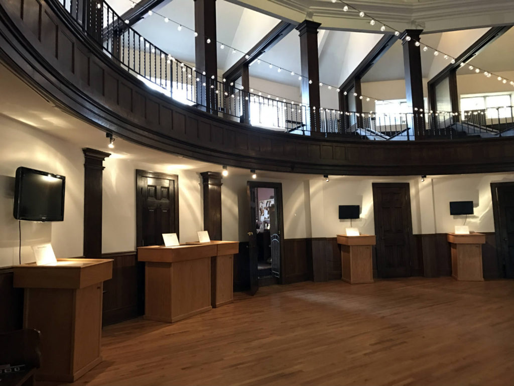 Inside the Porter Hall Karpeles Manuscript Museum in Buffalo, New York