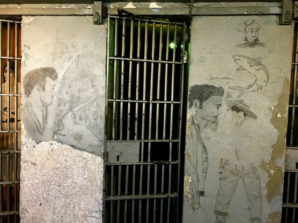 Original Inmate Artwork in the Former Wayne County Jail in Lyons, New York