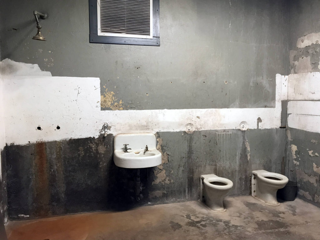 Bathrooms in Former Wayne County Jail in Lyons, New York