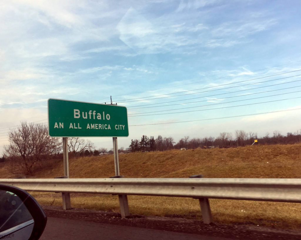 Buffalo All America City Thruway Sign