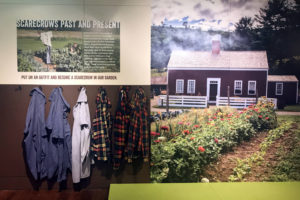 Scarecrow Exhibit at the Farmers Museum in Cooperstown, New York in Otsego County