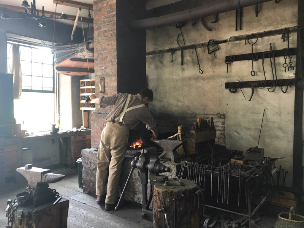 Live Demonstration at the Farmer's Museum in Cooperstown, New York