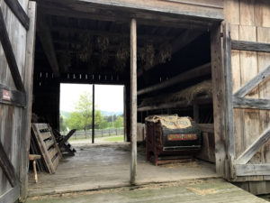 Working Farm at the Farmer's Museum in in Cooperstown, New York