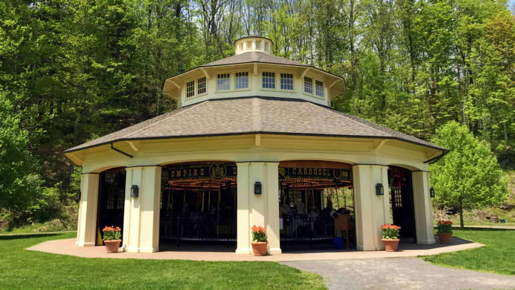 The Empire State Carousel at the Farmer's Museum in Cooperstown, New York