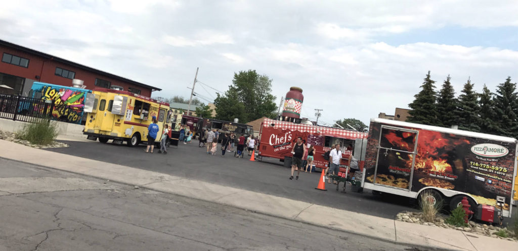 Flying Bison Brewery Food Truck Tuesdays in Buffalo, New York