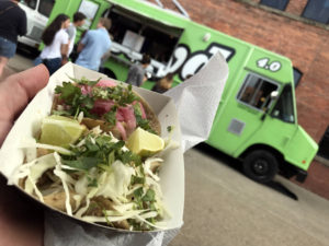 Lloyd's Taco Truck at Larkin Square in Buffalo, New York