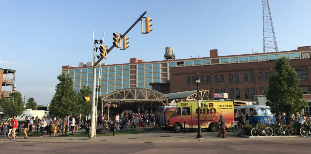 Food Truck Tuesdays at Larkin Square in Buffalo, New York