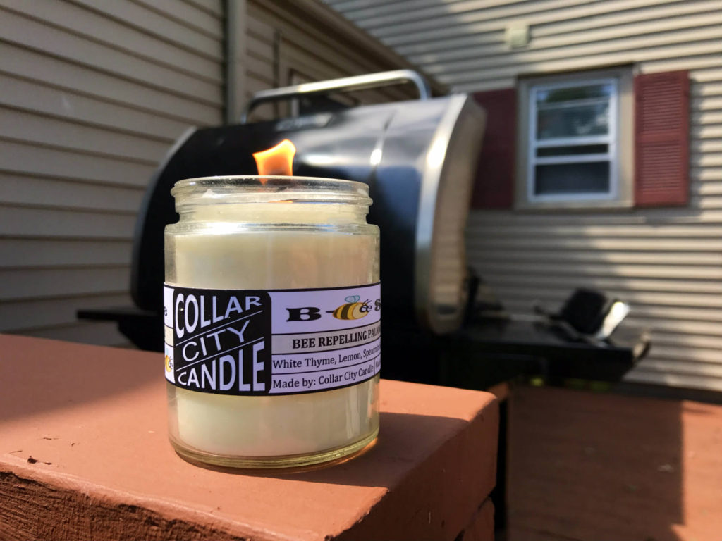 Collar City Candle Bee Safe