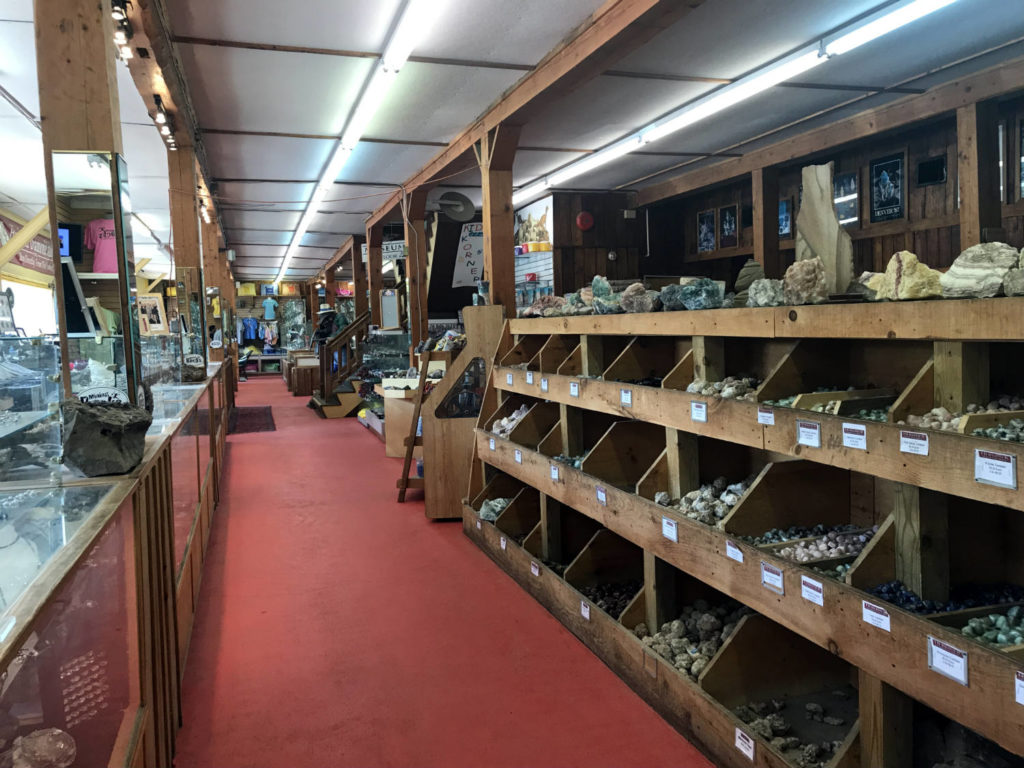 Gift Shop at the Herkimer Diamonds Mine in Herkimer, New York