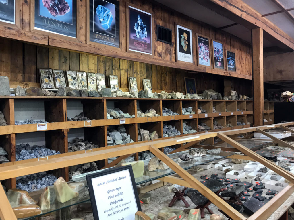 Gift Shop at the Herkimer Diamonds Mine in Herkimer, New York