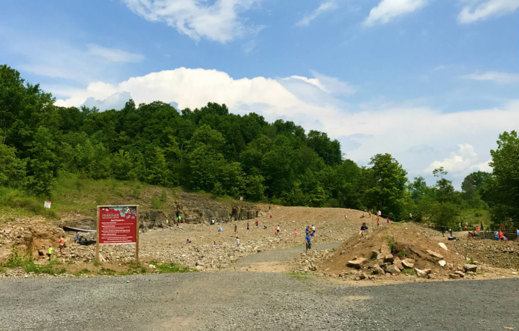 Pit 1 at the Herkimer Diamond Mines in Herkimer, New York