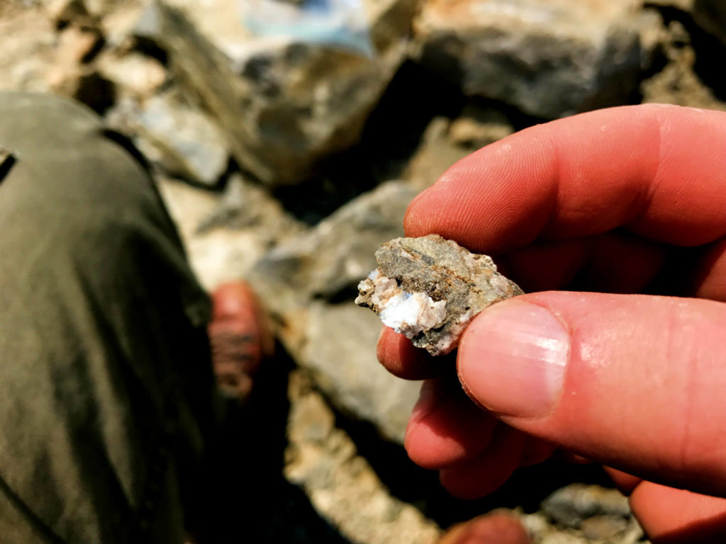 Dolomite Rock at the Herkimer Diamond Mines in Herkimer, New York