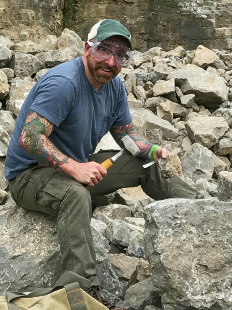 Chris Clemens at Herkimer Diamond Mines in Herkimer, New York