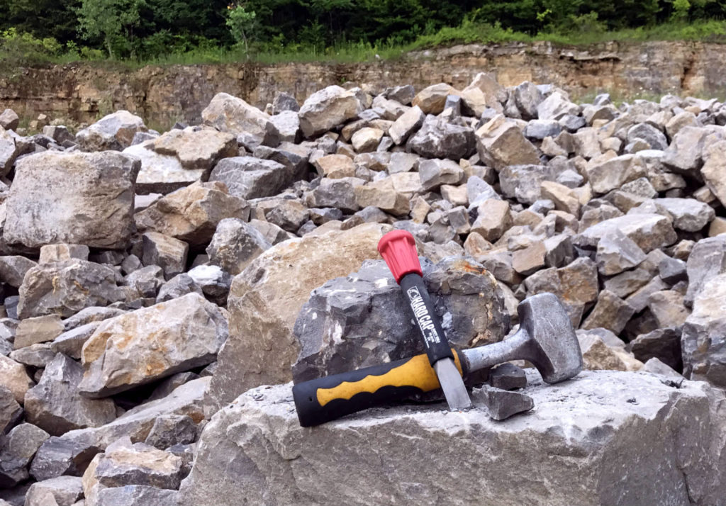 Hammer and Chisel at the Herkimer Diamond Mines in Herkimer, New York