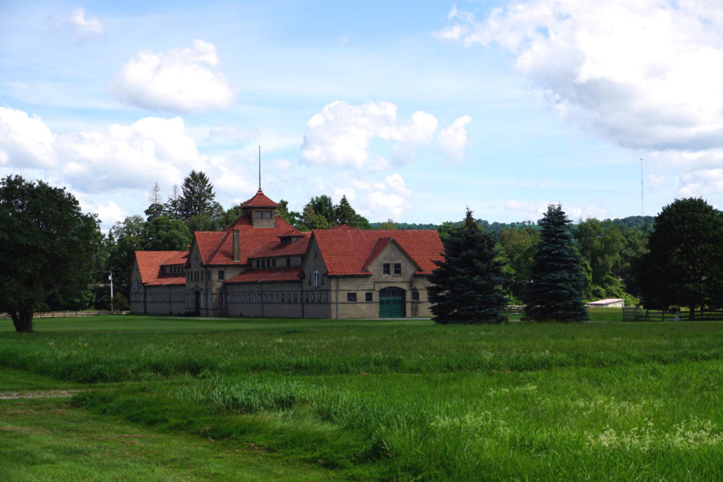 Empire City Farms/McKinney Stables Block Barn in Cuba, New York