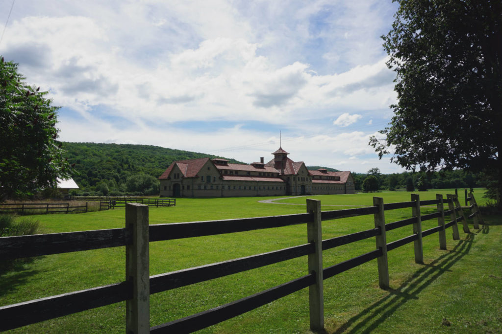 Empire City Farms/McKinney Stables Block Barn in Cuba, New York