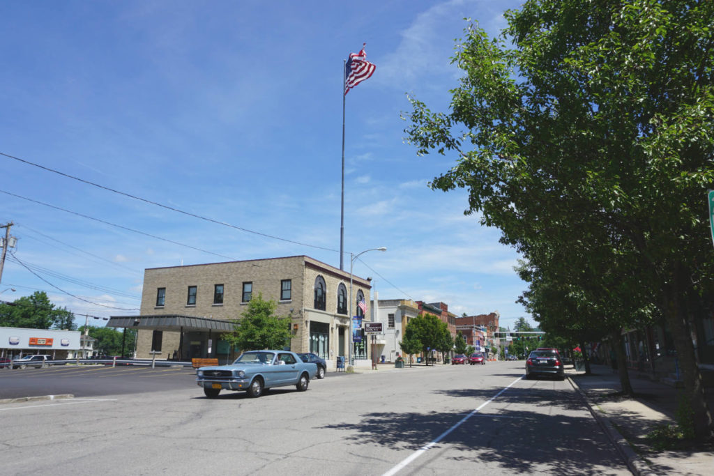 Flag Pole in Cuba, New York