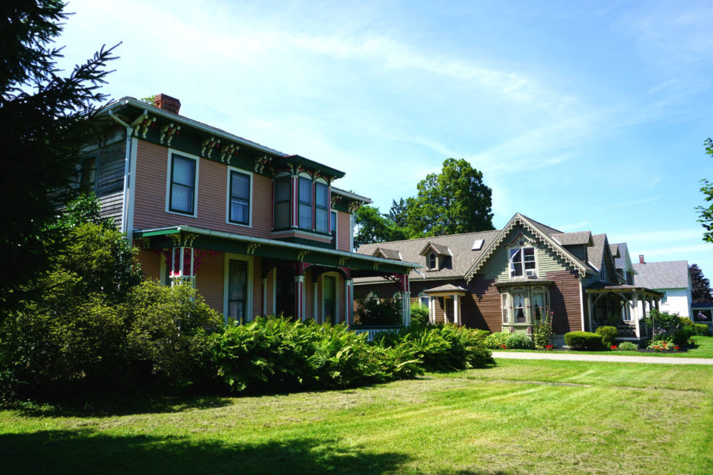 Ornate Homes in the Village of Cuba, New York