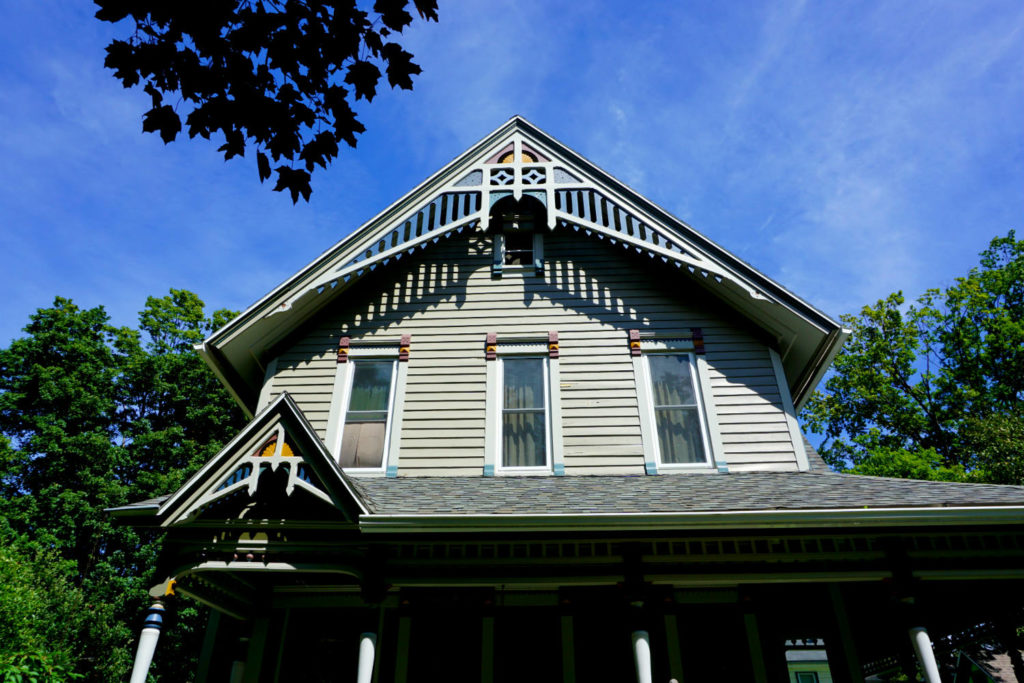 House Detail in Village of Cuba, New York