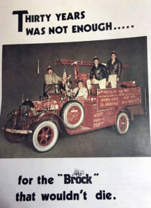 Brockway El Viejo Firetruck Advertisemen