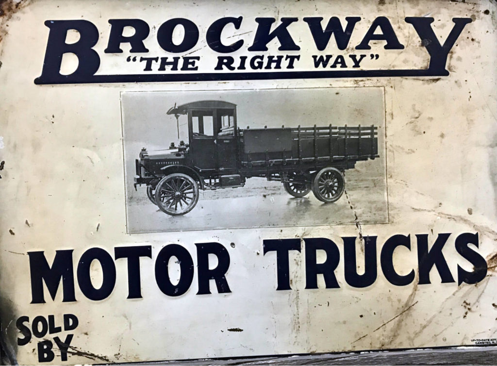 Brockway Motor Trucks Signage