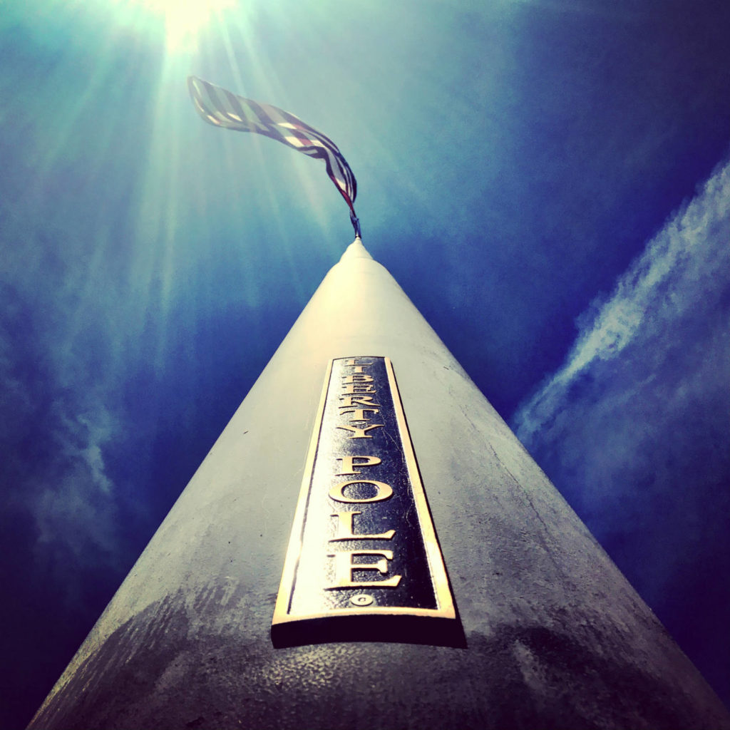 Flag Pole in Cuba, New York