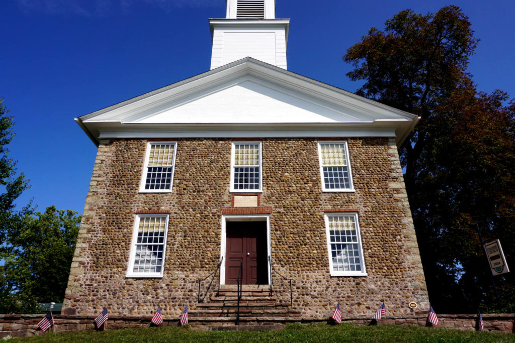 The Cobblestone Universalist Church in Childs, New York