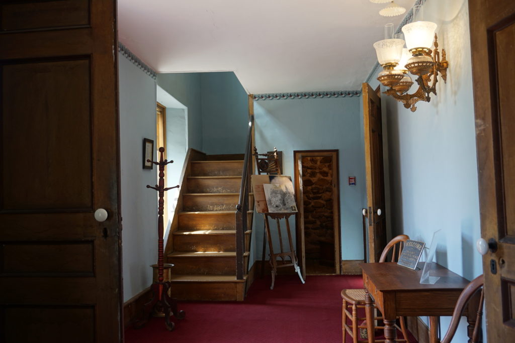 Narthex of the Cobblestone Universalist Church in Childs, New York