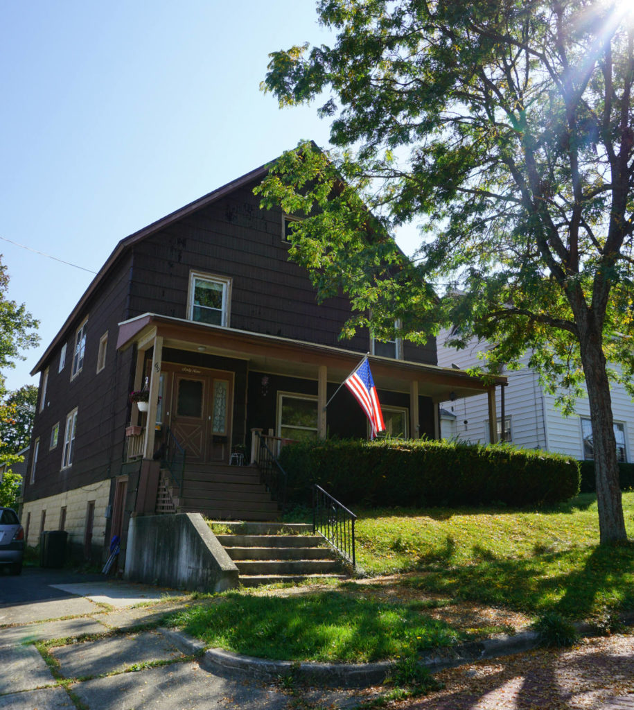 Lucille Ball's First Home on Stewart Avenue in Jamestown, New York