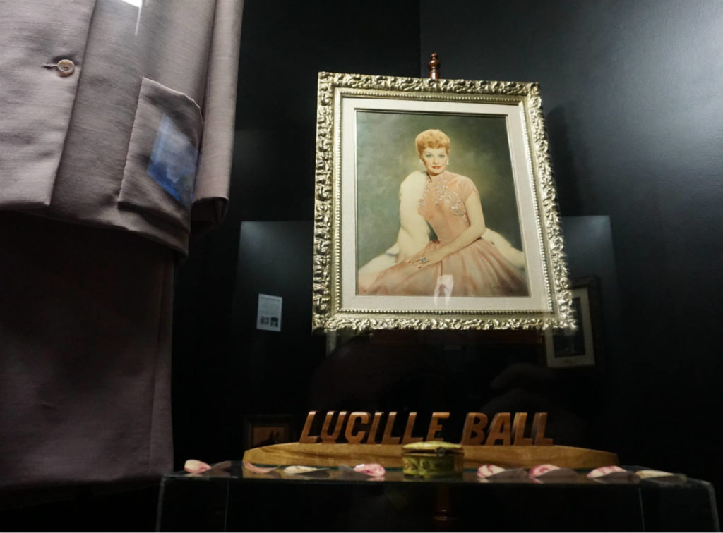 Portrait of Lucille Ball in the Lucy-Desi Museum in Jamestown, New York