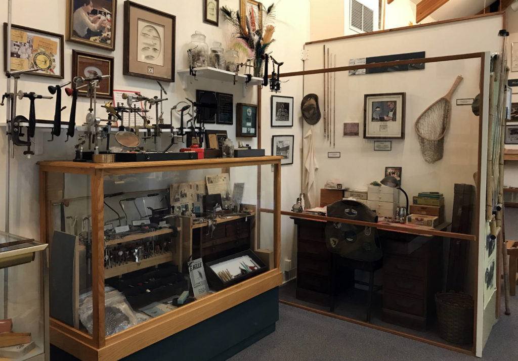 Exhibits Inside the Catskills Fly Fishing Museum and Center in Livingston Manor, New York