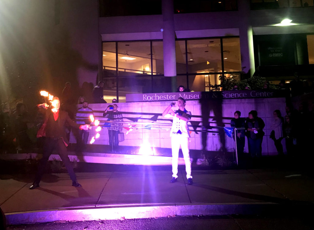 Fire Magick Dancers at the Rochester Museum & Science Center