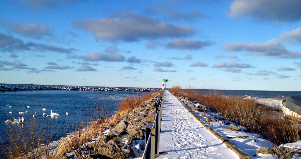 Pier in Webster, New York