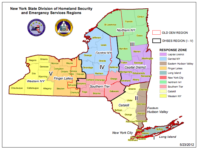 Upstate New York Map