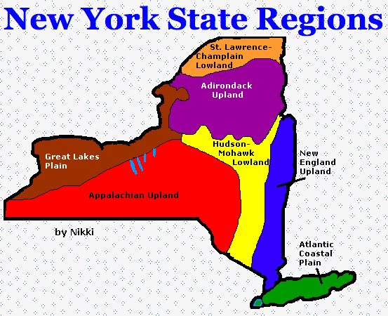 New York State Regions by Mrs. Biltucci's 4th Grade Class