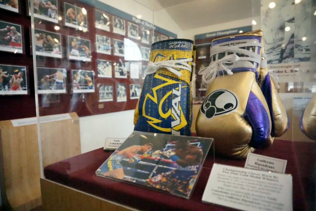 Boxing Gloves at the International Boxing Hall of Fame in Canastota, New York